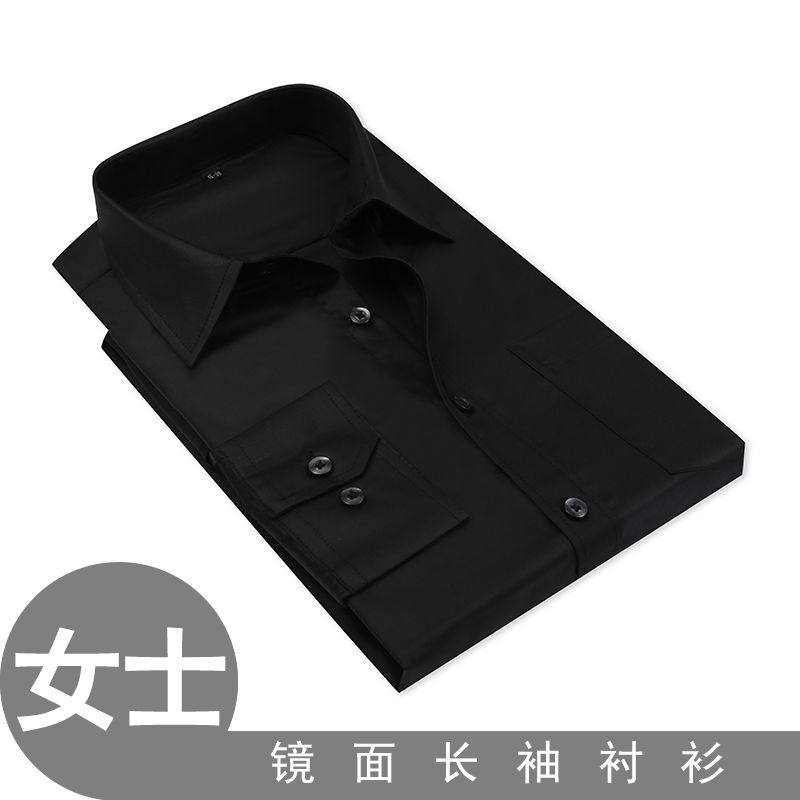 女士長(cháng)袖襯衫定做圖片